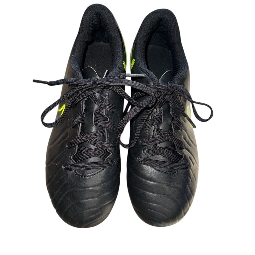 Black and Yellow Youth Soccer Cleats